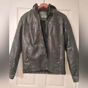 Men's Black Leather Jacket